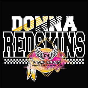 DTF Print * Back to School * Spirit Shirt Design * Redskins