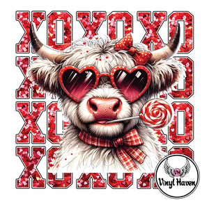 DTF Print * Valentine's * XOXO Heifer