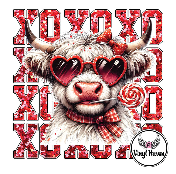 DTF Print * Valentine's * XOXO Heifer