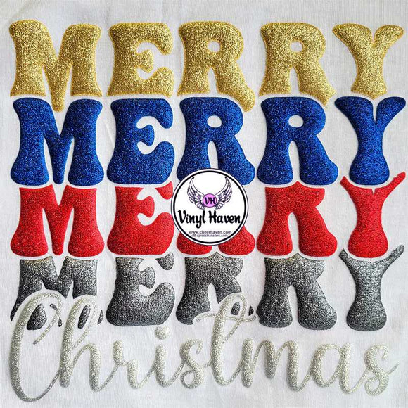 Glitter Puff HTV – Raised Sparkle Heat Transfer Vinyl * 10