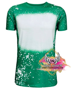 100% polyester bleached sublimation shirts * ADULT