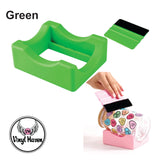 Silicone Tumbler Cradle with felt squeegee