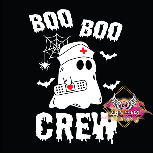 DTF Print * Halloween * Boo Boo Crew Ghost