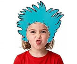 Dr. Seuss * Thing hair * inspired paper hat for kids * Read across America