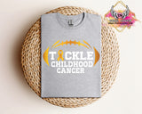 DTF Print * Childhood Cancer Awareness * Tackle Childhood cancer Football