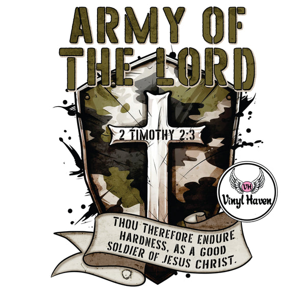 DTF Print * Religious * Army of the Lord