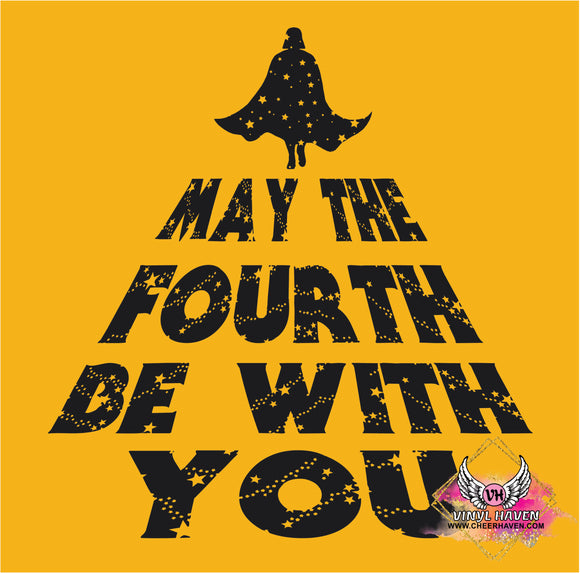 DTF print * May the Fourth be with you shadow