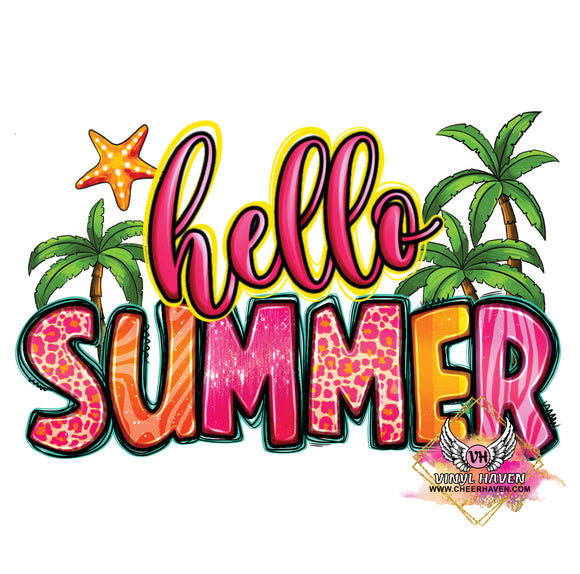 DTF Print * SUMMER * Hello Summer