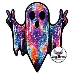 DTF Print * Halloween * Colorful peace ghost