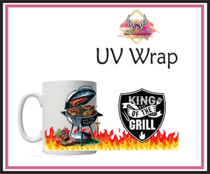 UV DTF Wrap * Fathers Day * King of the Grill