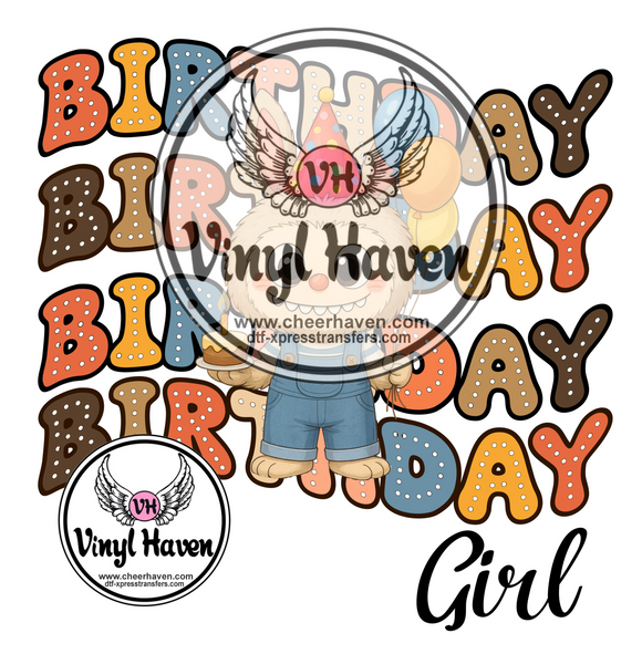 DTF Print * Birthday Girl