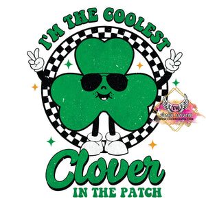 DTF Print * St. Patrick's Day * Coolest clover in the patch * Boy