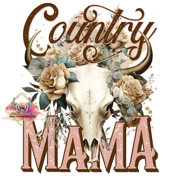 DTF Print * Mothers Day  * Country Mama