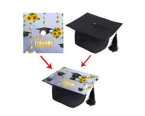 Blank Sublimation Graduation Cap Topper - MDF (YOUTH) 8.46" x 8.46"