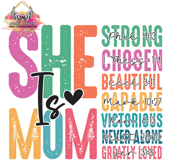 DTF Print * Mothers Day  * She is Mom