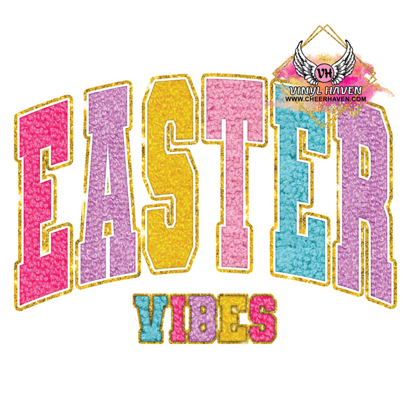 DTF Print * Easter * Easter Vibes Varsity letters