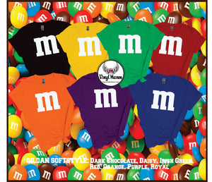 DTF Print * Halloween * Chocolate "M"