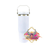 Stainless Steel sublimation 30oz matte tumbler with handle