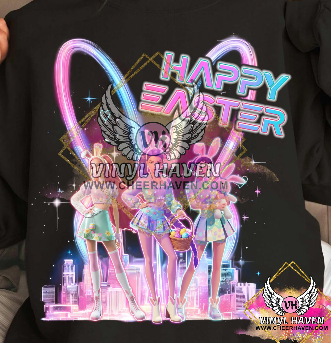 DTF Print * Easter * H Trix – Cheer Haven LLC.