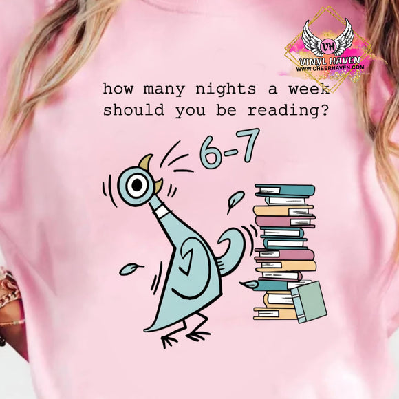 DTF Print * Fun Prints * 6 7 reading