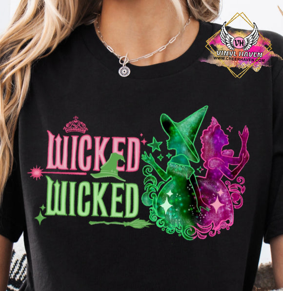 DTF Print * Good Witch Bad Witch Wicked Change for good