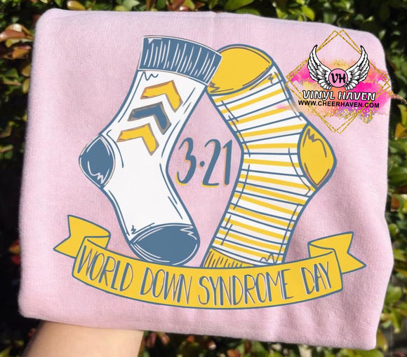 DTF Print * Down Syndrome Awareness * 3-21 Socks – Cheer Haven LLC.