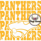 DTF Print * BacK To School * School Pride * STACKABLE OUTLINE MASCOT (HIGH SCHOOLS)