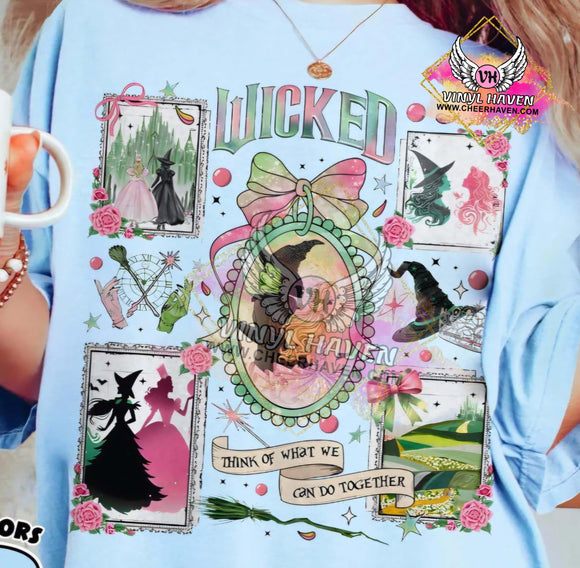 DTF Print * Good Witch Bad Witch Wicked