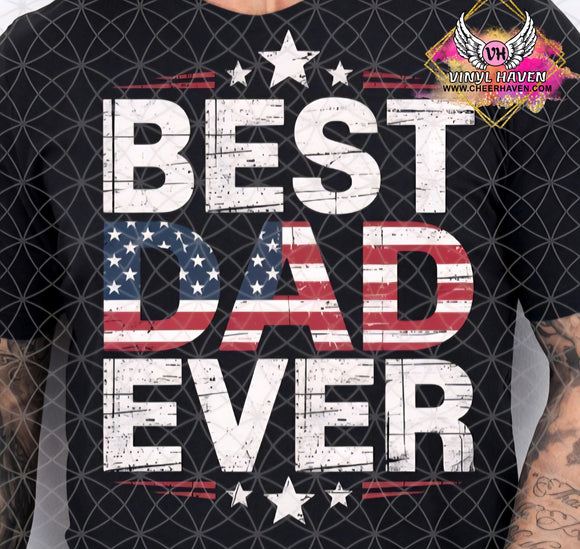 DTF Print * Fathers Day * Best Dad Ever