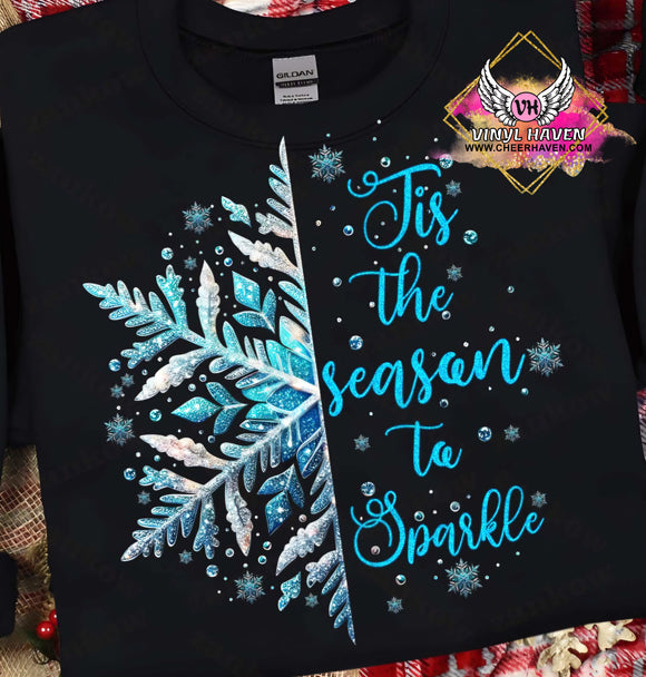 DTF Print * Christmas * Tis the Season snowflake