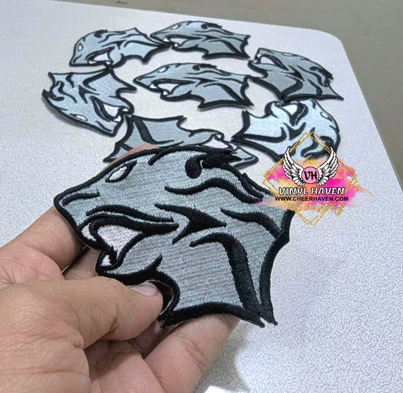 Weslaco East Wildcats embroidered iron-on logo patches 3.5