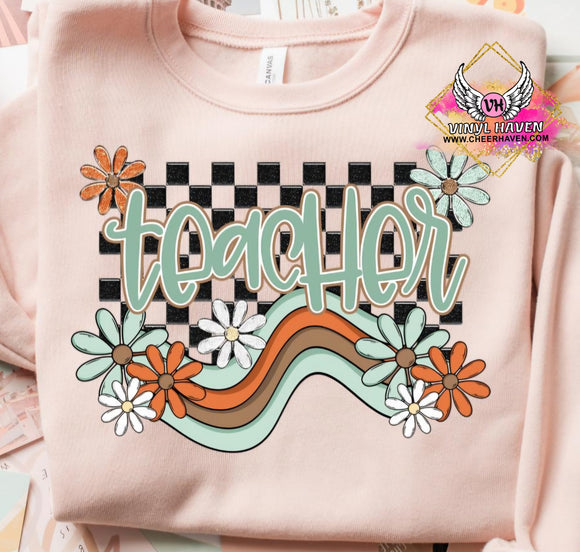 DTF Print * Back to School * Teacher Retro