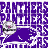 DTF Print * BacK To School * School Pride * STACKABLE OUTLINE MASCOT (HIGH SCHOOLS)