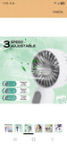 Mini rechargeable USB hand held fan (power box not included)