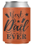 Father's Day gift * PU leather can koozies can cooler