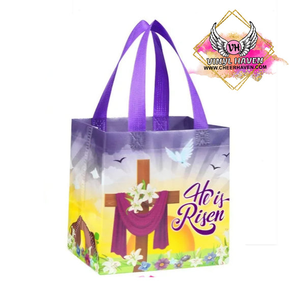 Easter Accessories * He is Risen Reusable Favor bag