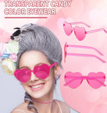 Valentine's Accessories * Pink heart glasses youth/adult