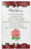 Mother's Day * Red rise Mothers Lapel Pin Enamel Brooch with Inspirational Praise Card