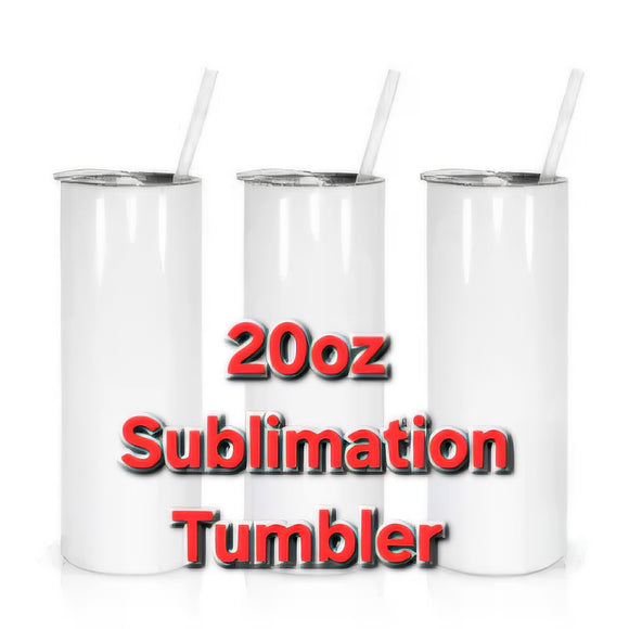 Stainless Steel Sublimation Skinny 20oz