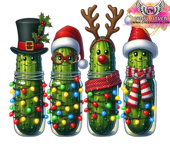 DTF Print * Christmas * Jared festive pickles