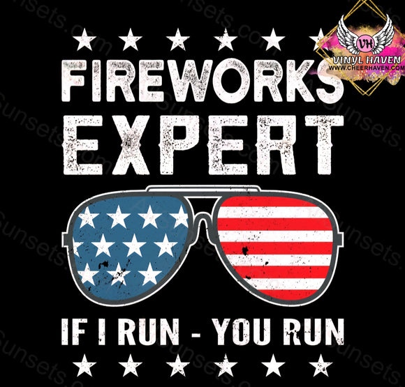 DTF Print * Patriotic * Fireworks Expert