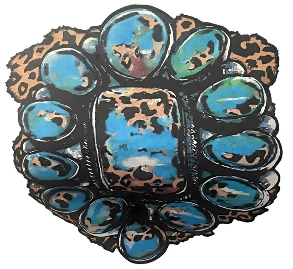 DTF Print * Western Turquoise Gem
