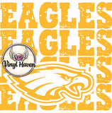 DTF Print * BacK To School * School Pride * STACKABLE OUTLINE MASCOT (HIGH SCHOOLS)