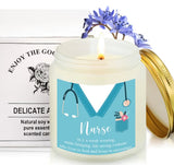 NURSE APPRECIATION * Inspirational nessage candle * Mini Scented 3.5oz Candle