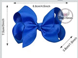 Hair Bow 4.5" (Random Color)