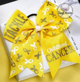 Childhood Cancer awareness * Hair bow