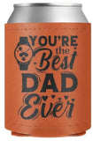 Father's Day gift * PU leather can koozies can cooler