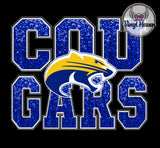 DTF Print * BacK To School * School Pride * FAUX SEQUIN EMBROIDERY MASCOT (HIGH SCHOOLS)