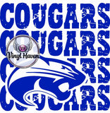 DTF Print * BacK To School * School Pride * STACKABLE OUTLINE MASCOT (HIGH SCHOOLS)