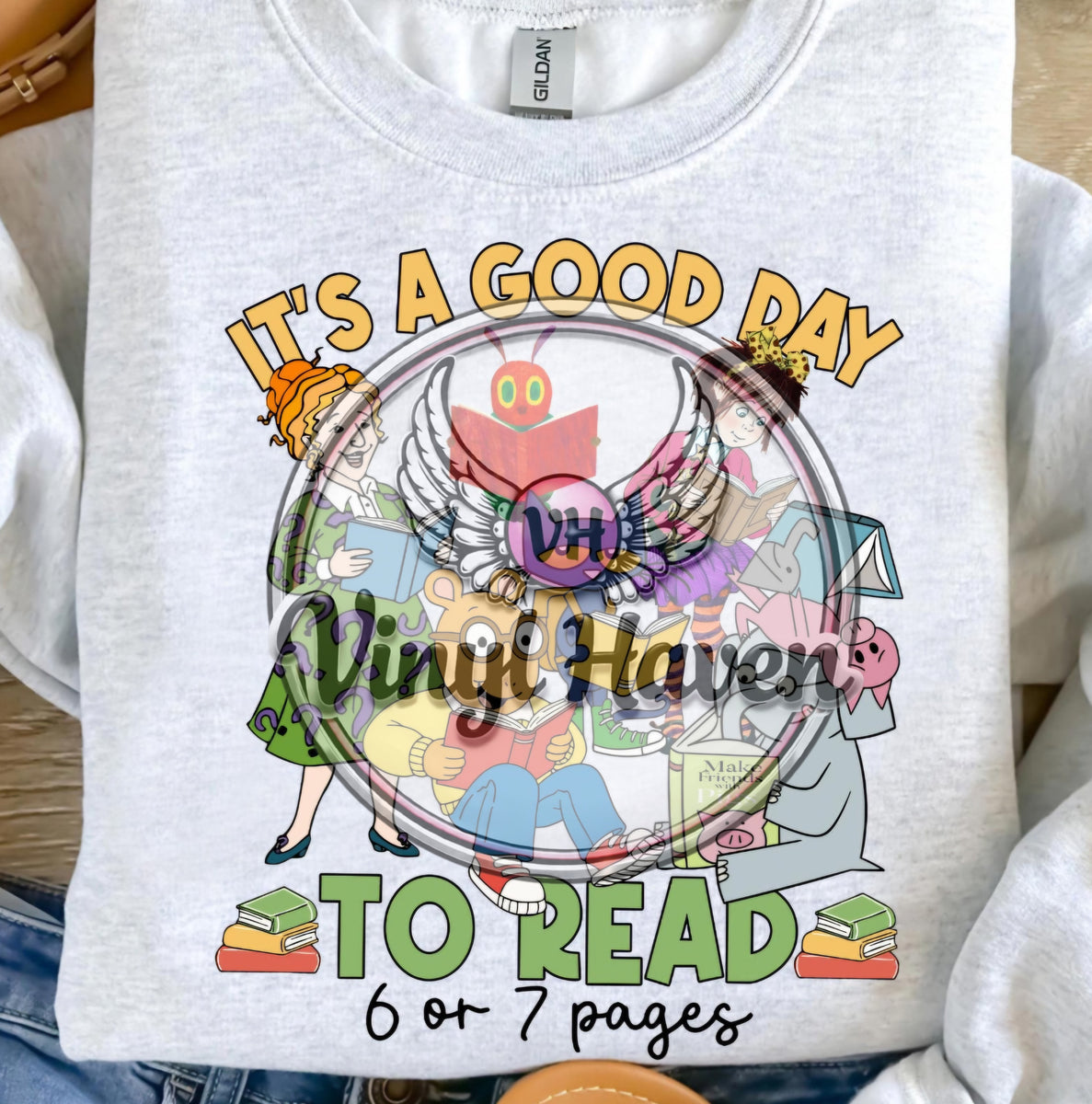 DTF Print * National Library week * Storybook Characters * It's a good ...